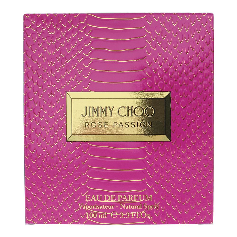 Jimmy Choo Rose Passion 100ml Eau De Parfum Spray for Her