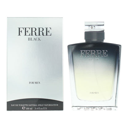 Gianfranco Ferre Black For Men 100ml Eau de Toilette Spray for Him
