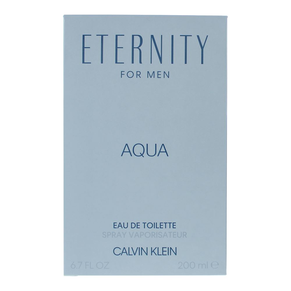 Calvin Klein Eternity For Men Aqua 200ml Eau de Toilette Spray for Him