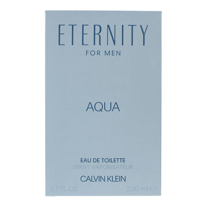 Calvin Klein Eternity For Men Aqua 200ml Eau de Toilette Spray for Him