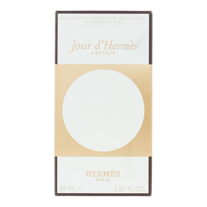 Hermes Jour D'hermes Absolu 85ml  Eau de Parfum Refillable  Spray for Her