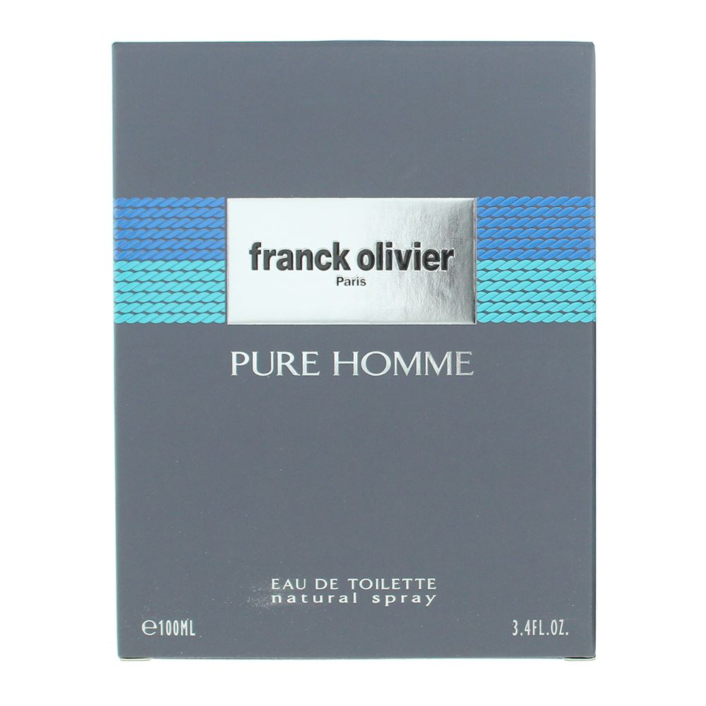 Franck Olivier Pure Homme 100ml Eau de Toilette Spray for Him