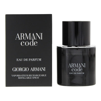 Giorgio Armani Code Pour Homme 30ml Eau de Parfum Refillable Spray for Him