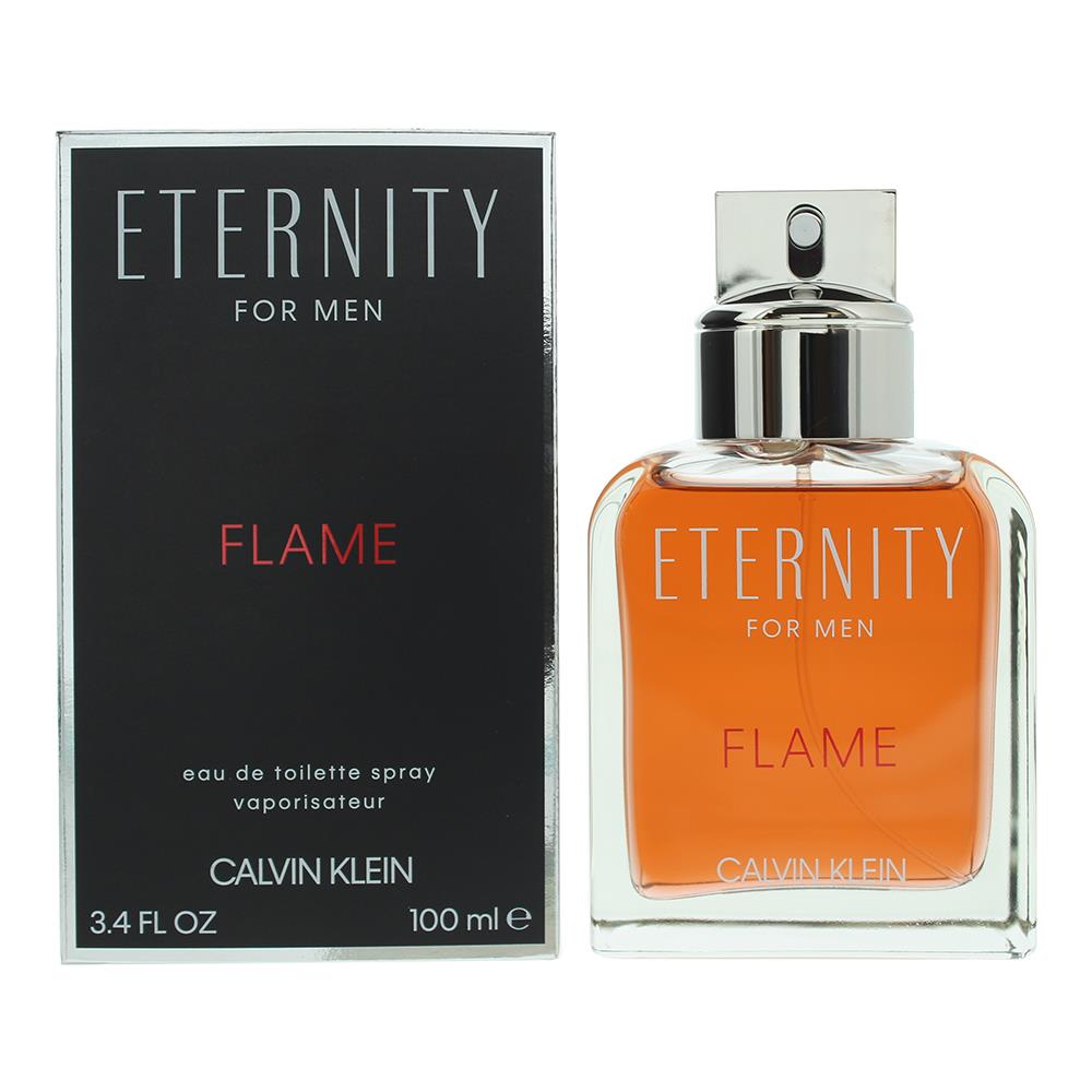 Calvin Klein Eternity For Men Flame 100ml Eau de Toilette Spray for Him