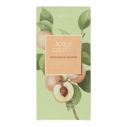 4711 Acqua Colonia White Peach & Coriander 100ml Eau de Cologne Spray for Unisex