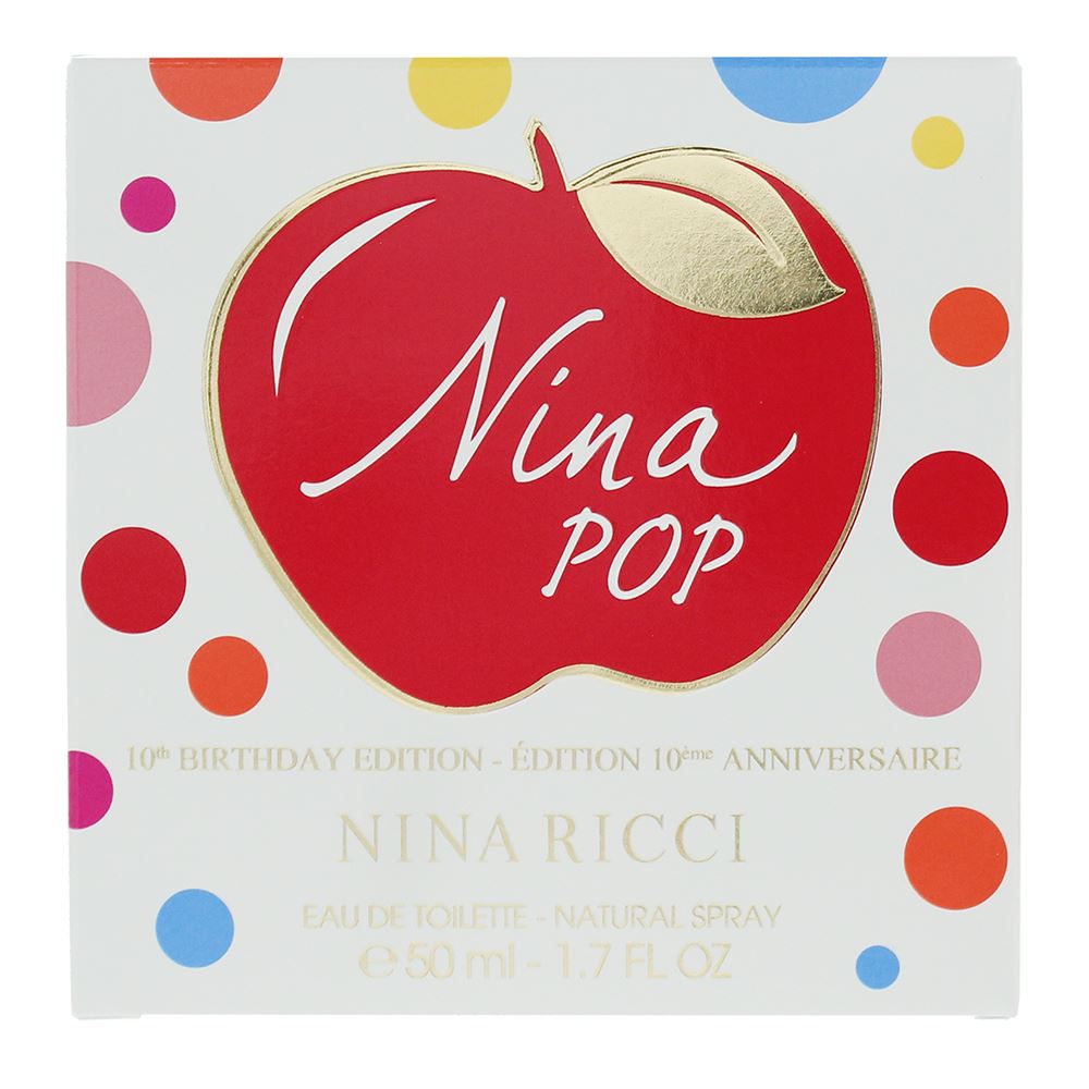 Nina Ricci Nina Pop 10th Birthday Edition 50ml Eau de Toilette Spray for Her