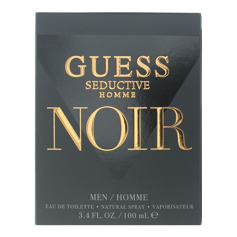 Guess Seductive Homme Noir 100ml Eau de Toilette Spray for Him