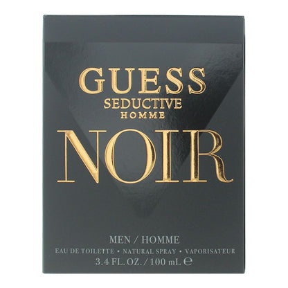 Guess Seductive Homme Noir 100ml Eau de Toilette Spray for Him