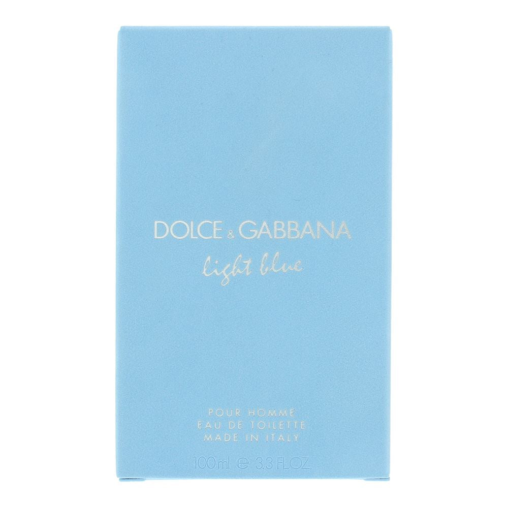 Dolce & Gabbana Light Blue Pour Homme 100ml Eau De Toilette Spray For Him