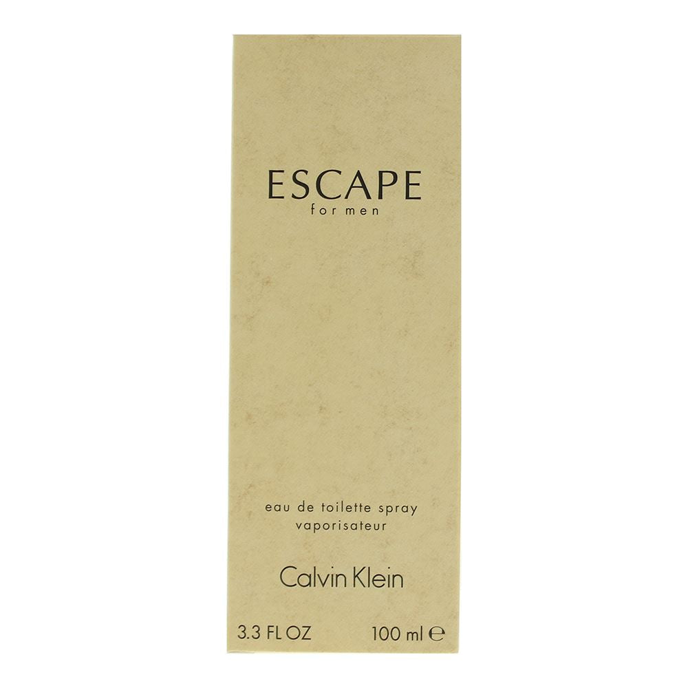 Calvin Klein Escape For Men 100ml Eau de Toilette Spray for Him