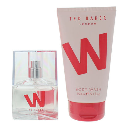 Ted Baker W 30ml  Eau de Toilette Gift Set For Her 150ml  Body Wash