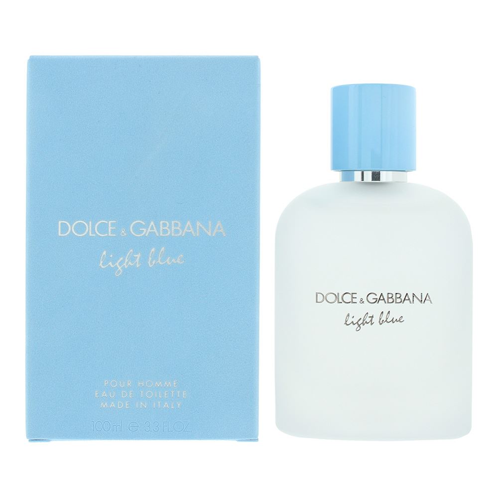 Dolce & Gabbana Light Blue Pour Homme 100ml Eau De Toilette Spray For Him