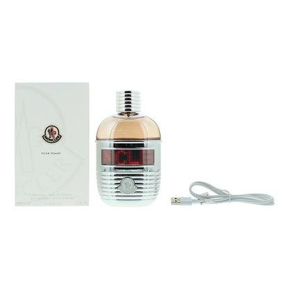 Moncler Pour Femme 150ml Eau De Parfum Spray For Her - Refillable With Led Screen