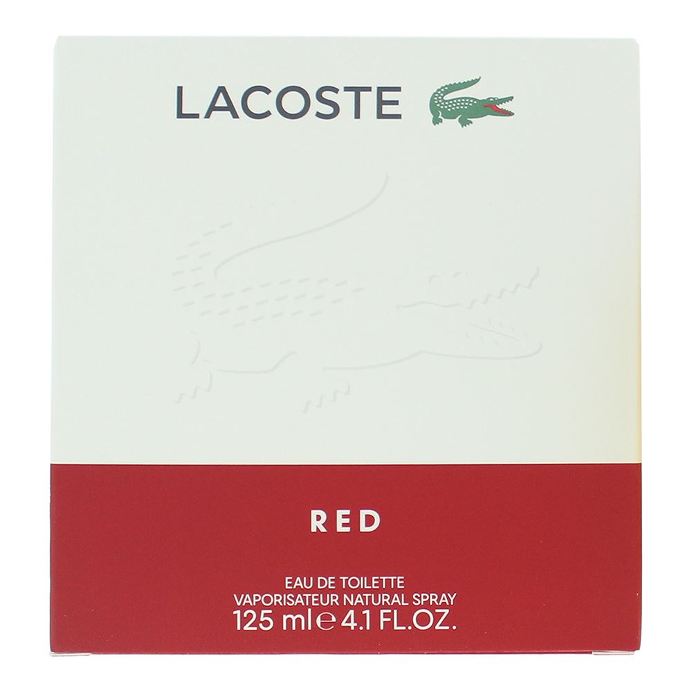 Lacoste Red 125ml Eau de Toilette Spray for Him