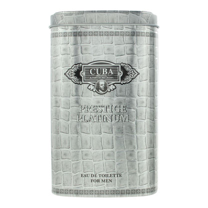 Cuba Prestige Platinum For Men 90ml Eau de Toilette Spray for Him