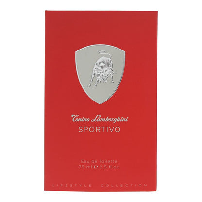 Lamborghini Sportivo 75ml Eau De Toilette  Spray for Him