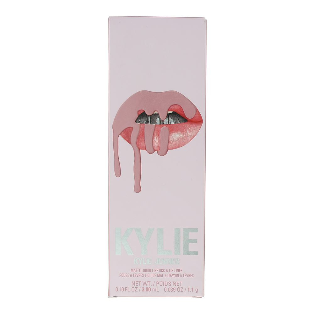 Kylie By Kylie Jenner 3ml Matte Lipstick, 1.1g Lip Liner - 300 Koko K