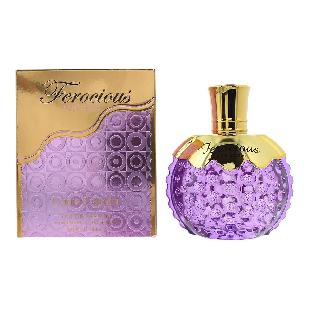 Louis Cardin Ferocious 100ml Eau de Parfum Spray for Her