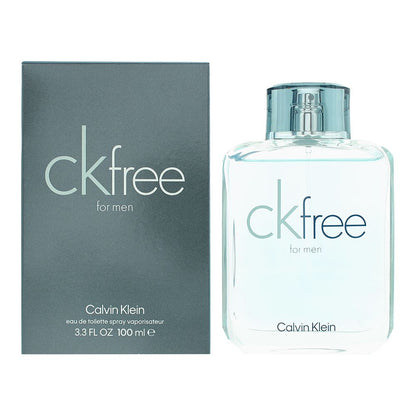 Calvin Klein CK Free For Men 100ml Eau de Toilette Spray for Him