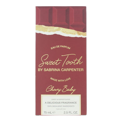 Sabrina Carpenter Sweet Tooth Cherry Baby 75ml Eau de Parfum Spray for Her
