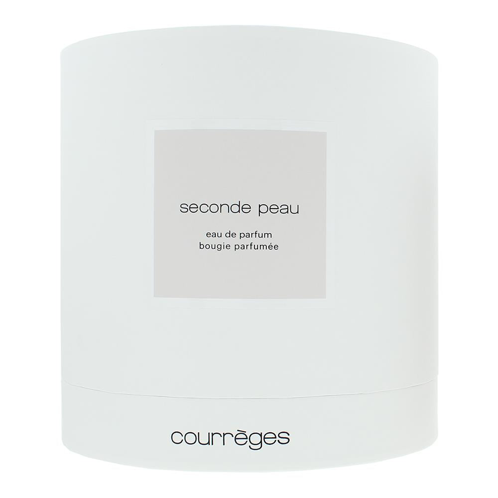 Courreges Seconde Peau 100ml Eau de Parfum Gift Set 75g Candle for Unisex