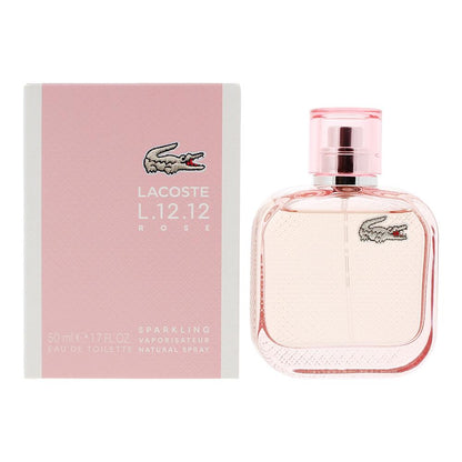 Lacoste L.12.12. Rose Sparkling 50ml Eau De Toilette Spray for Her