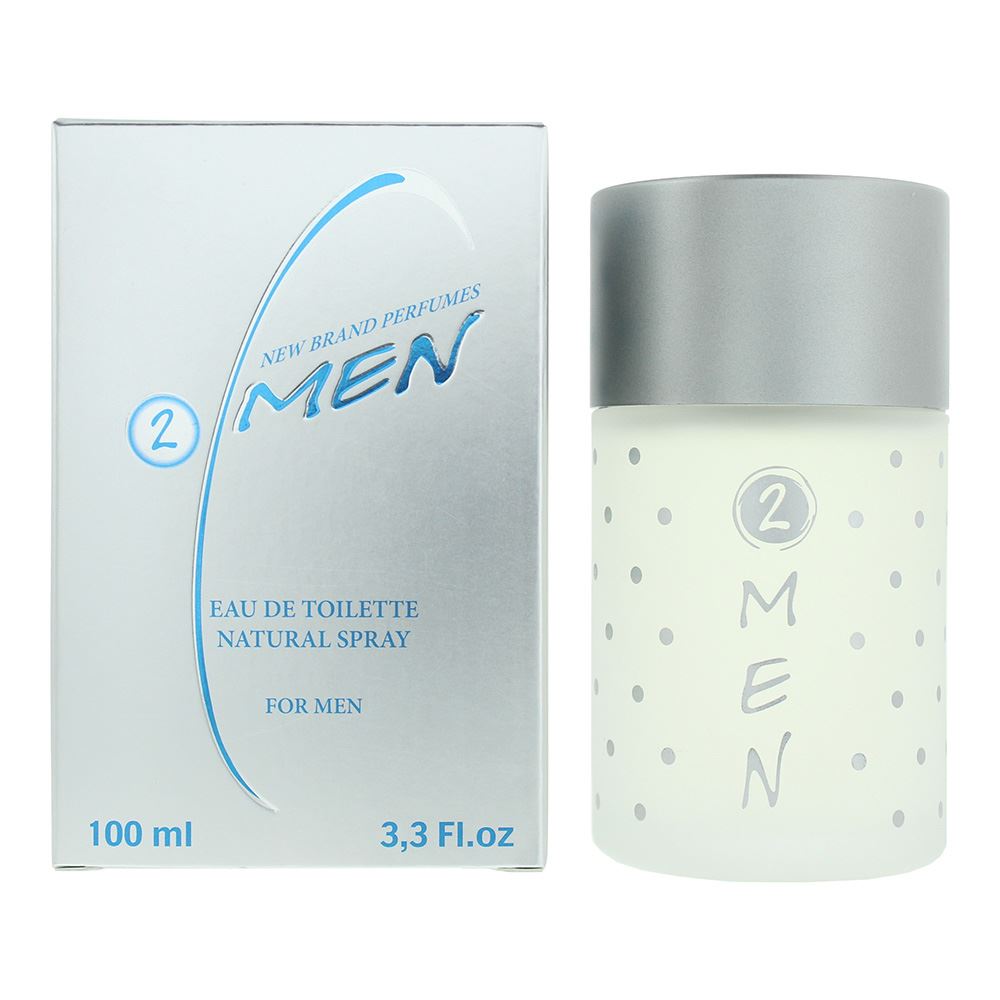 New Brand 2 Men 100ml Eau de Toilette Spray for Him