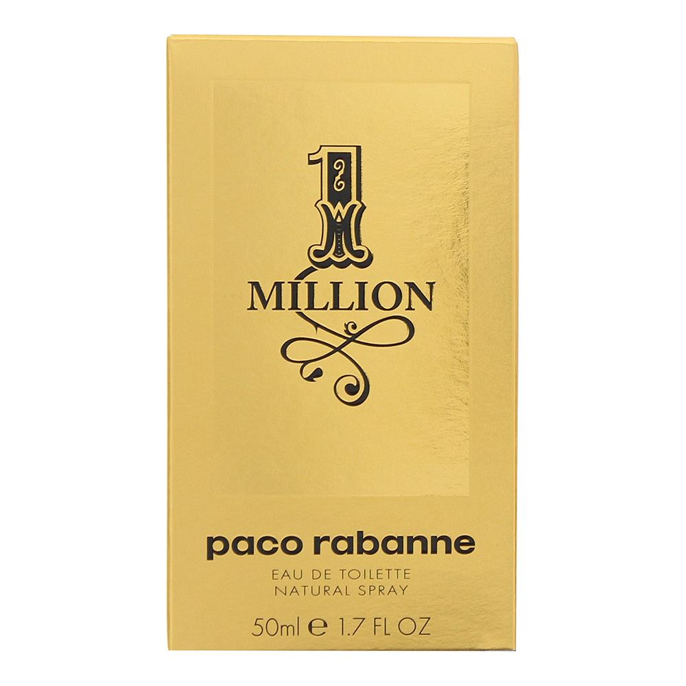 Paco Rabanne 1 Million 50ml Eau de Toilette Spray for Him