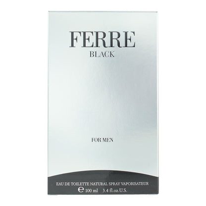 Gianfranco Ferre Black For Men 100ml Eau de Toilette Spray for Him