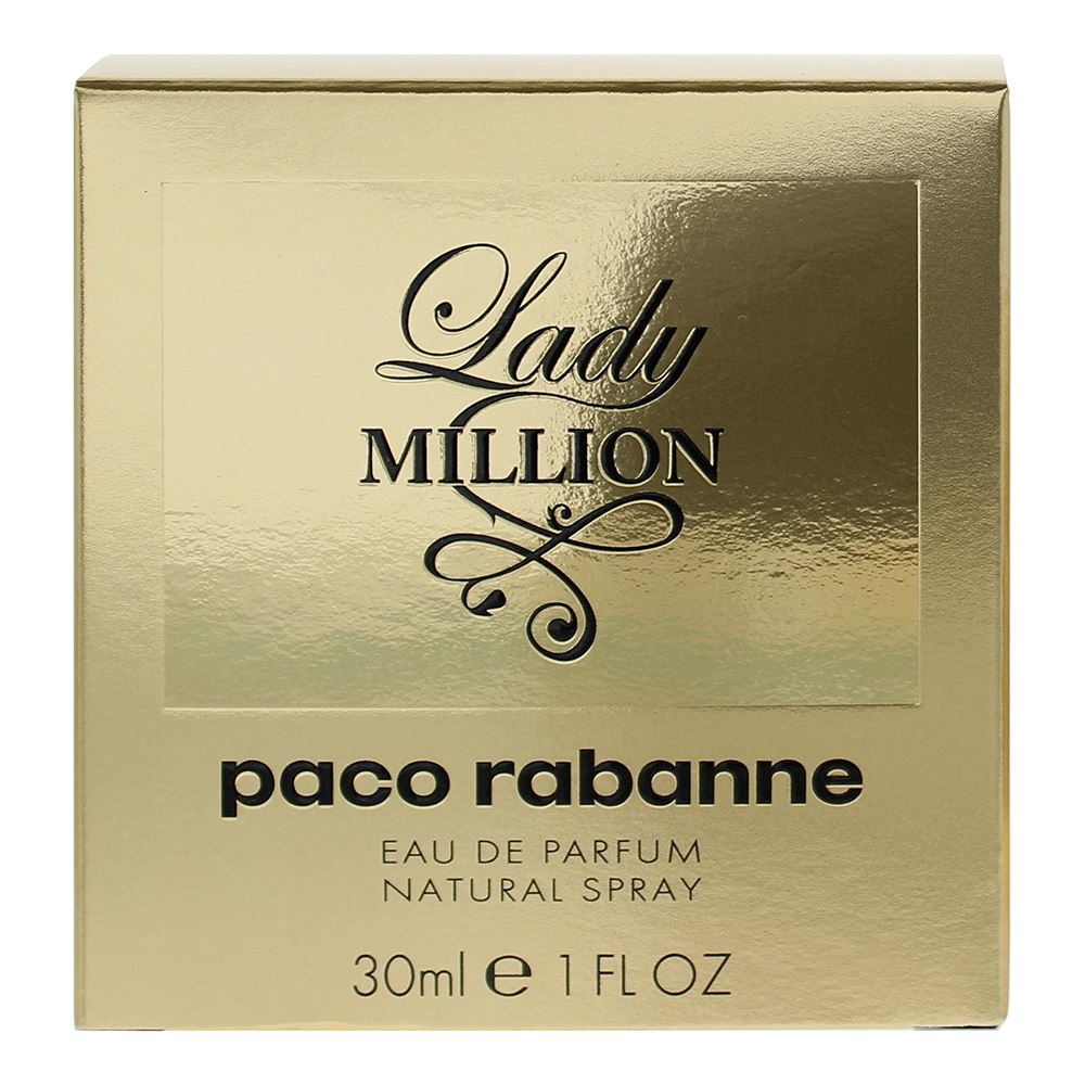Paco Rabanne Lady Million 30ml Eau De Parfum Spray For Her