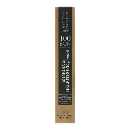 100 Bon Mimosa & Heliotrope Poudre 15ml Eau De Parfum Refillable for Unisex